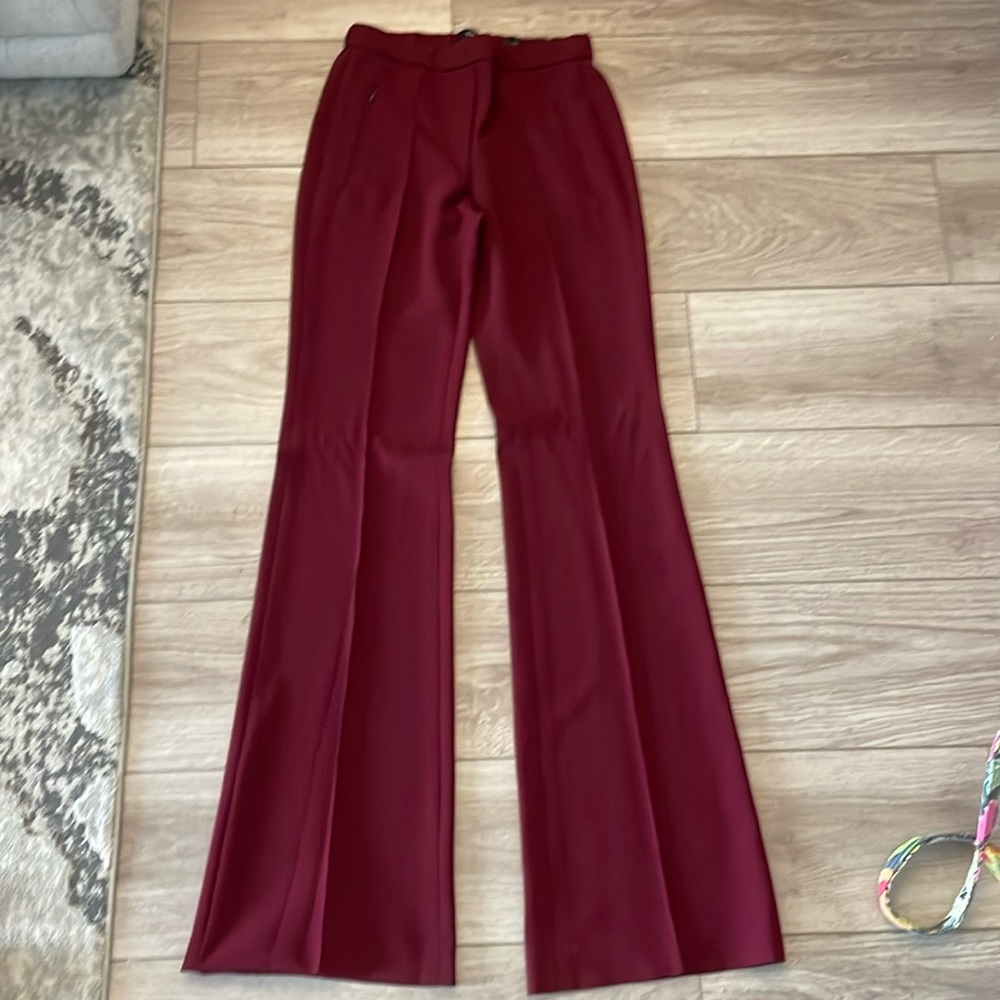 Theory Burgundy work pants size 00